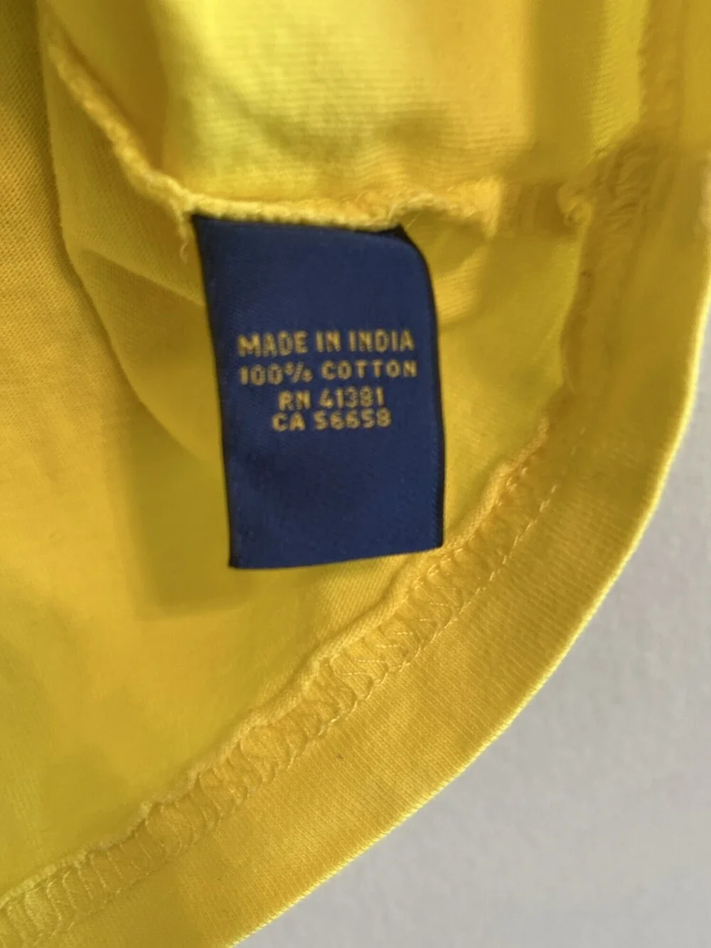 Polo Ralph Lauren Boys Yellow Cotton T-Shirt M 10-12